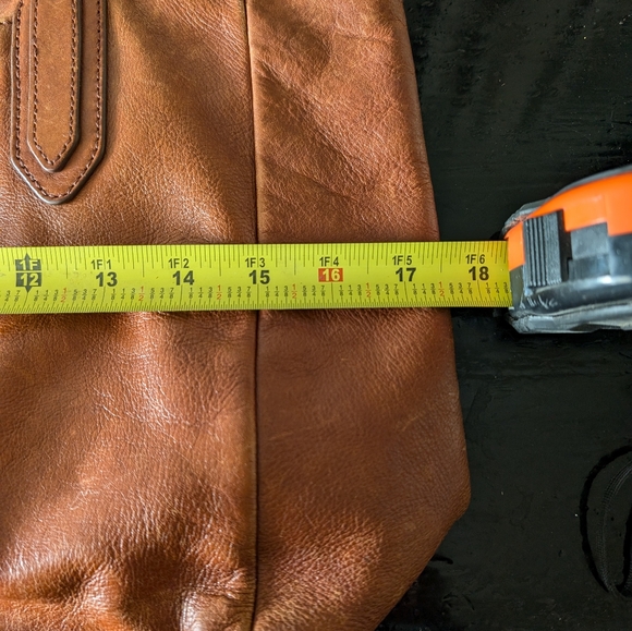 Vintage Fossil bag pecan brown - Picture 8 of 16